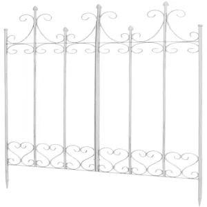 Reja para Plantas Trepadoras Flieder Acero Blanco antiguo 1.5X100X150 cm - Listo para Plantar