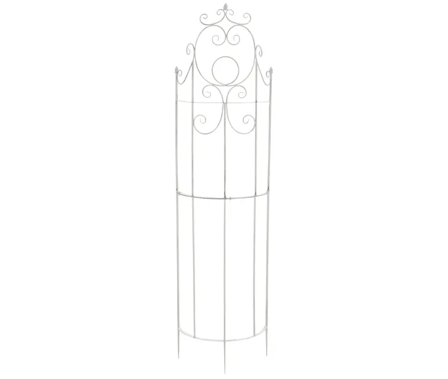 Reja para Plantas Trepadoras Lavendel Acero Blanco antiguo 23X52.5X200 cm