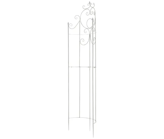 Reja para Plantas Trepadoras Lavendel Acero Blanco antiguo 23X52.5X200 cm