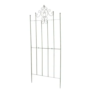 Valla para Plantas Trepadoras Paula Metálico Verde antiguo 2X85.5X170 cm