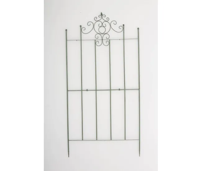 Valla para Plantas Trepadoras Paula Metálico Verde antiguo 2X85.5X170 cm