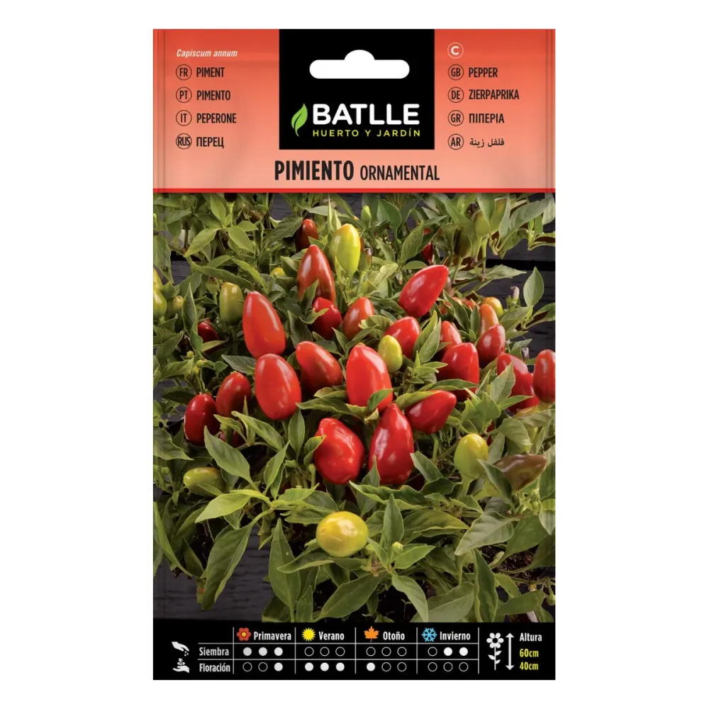 Semillas de Pimiento ornamental - Listo para Plantar