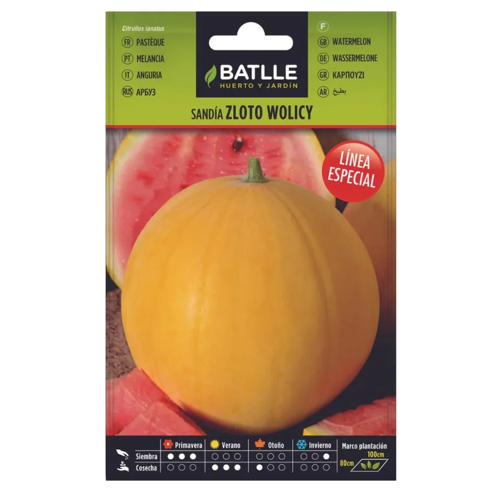 Semillas de Sandí Zloto Wolicy Batlle con Instrucciones de Cultivo