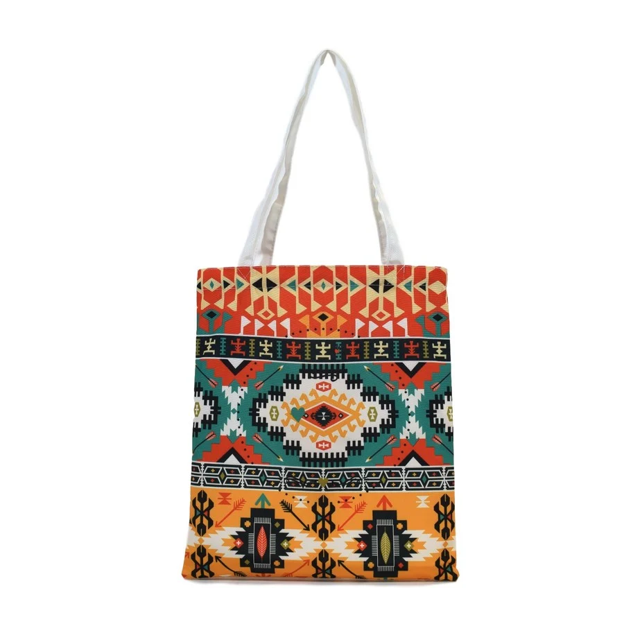 Bolsa tote de Estampado tribal