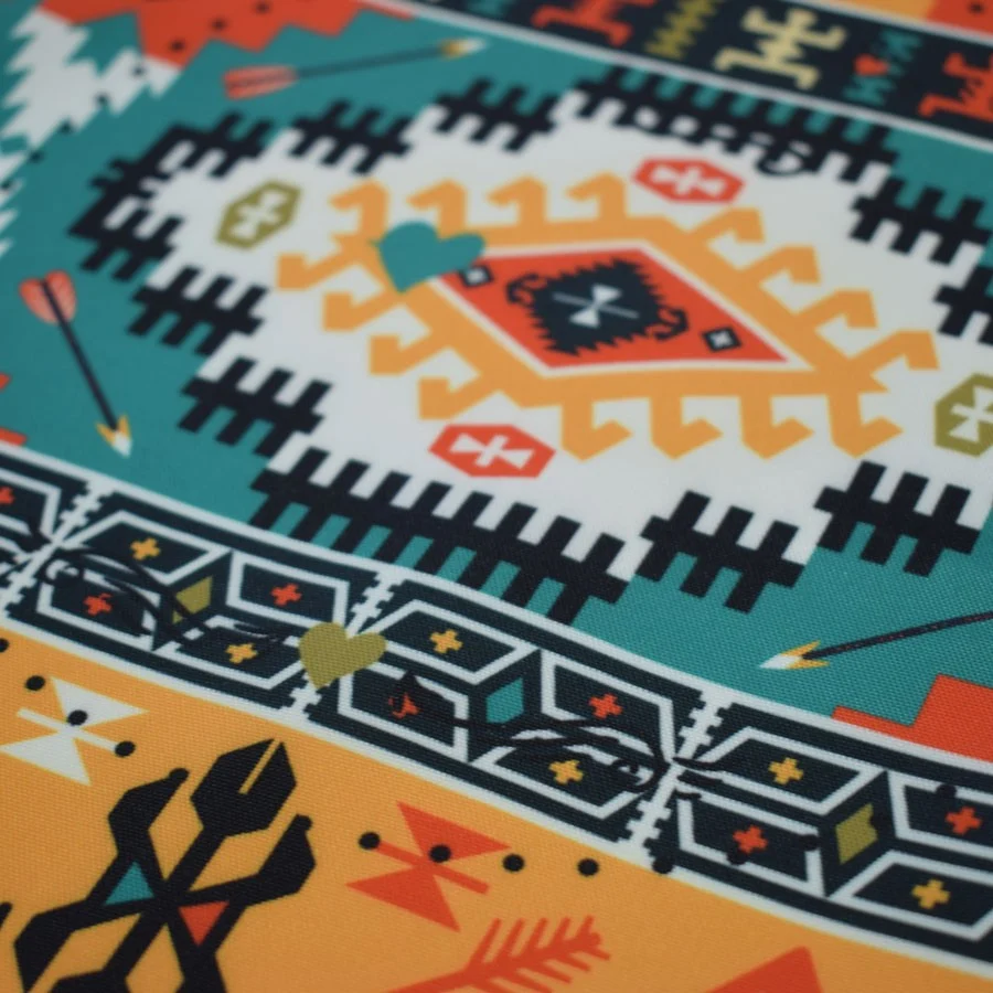 Bolsa tote de Estampado tribal