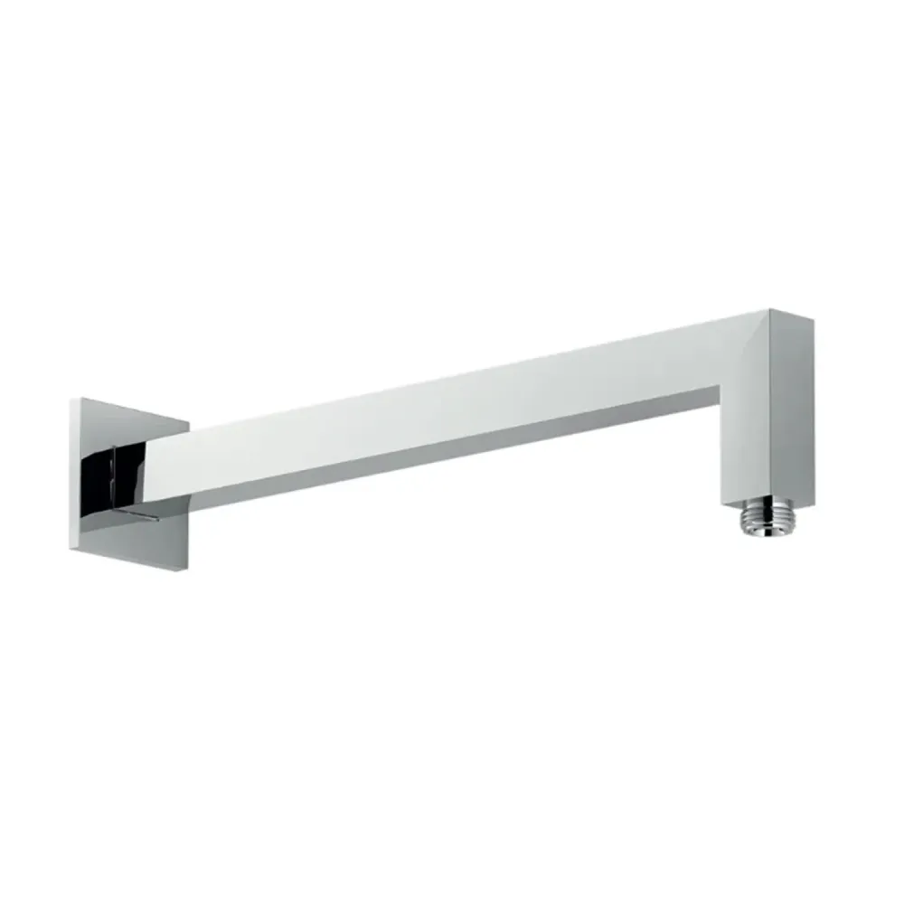 Braccio doccia quadro 40 cm DocciaGo - Grigio Fango