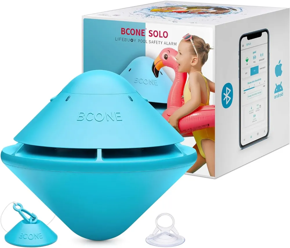 Alarma inteligente para piscina con aplicación Bluetooth, para piscinas sobre el suelo y en el suelo, sirena robusto de 11...
