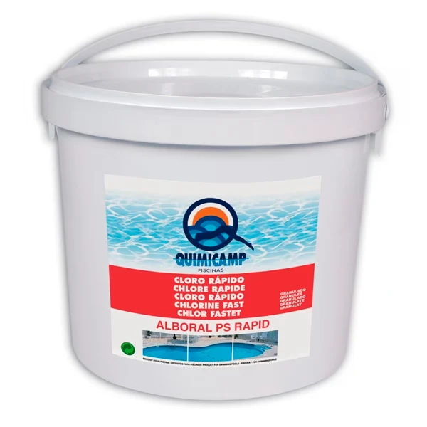 Cloro Ágil Alboral Rapid Quimicamp 5 Kg: Tratamiento Veloz para Piscinas