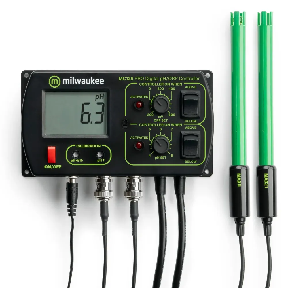 Milwaukee MC125US PRO – Controlador Digitalizado pH/ORP 2-en-1