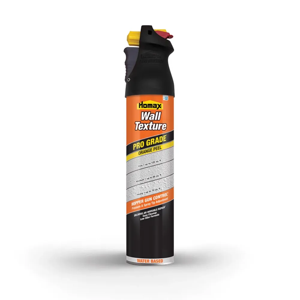 Textura de pared base de agua Homax Pro Grade de color blanco, 25 oz