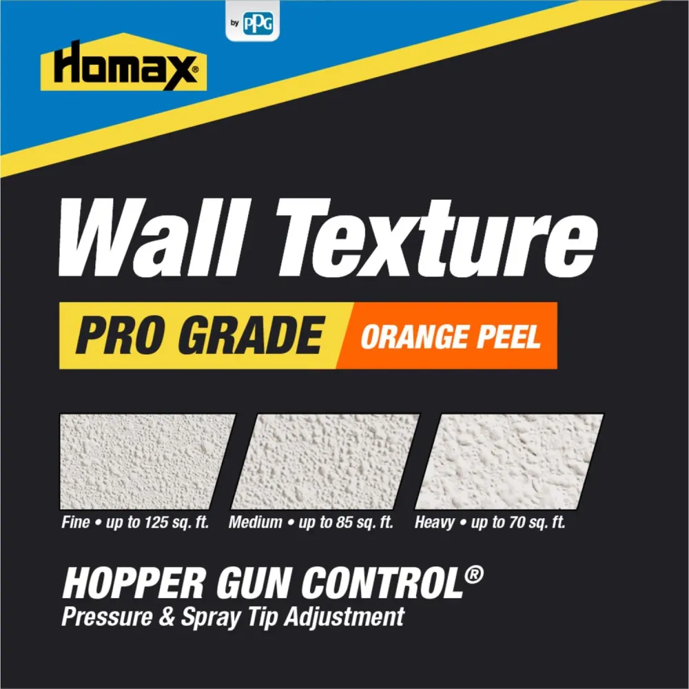 Textura de pared base de agua Homax Pro Grade de color blanco, 25 oz