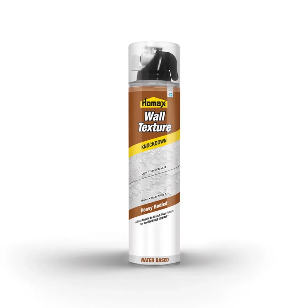Textura de pared base de agua Homax White, 10 oz (paquete de 6)