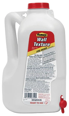 Textura de pared base de agua Homax White, para pintar, 74 oz, cobertura de 350 pies cuadrados