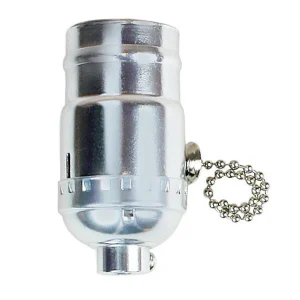 Casquillo de cadena con base mediana de metal Jandorf, 1 unidad