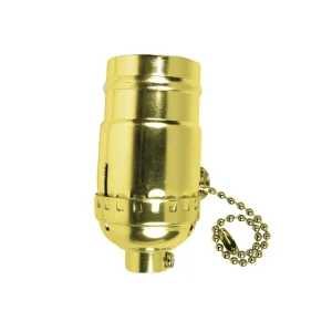 Casquillo de cadena con base mediana de metal Jandorf, 1 unidad