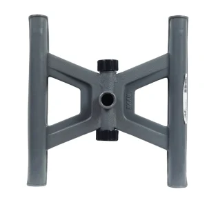 Rociador giratorio con base de trineo y cabezal de metal de plástico gris Naan Quality Valve and Sprinkler
