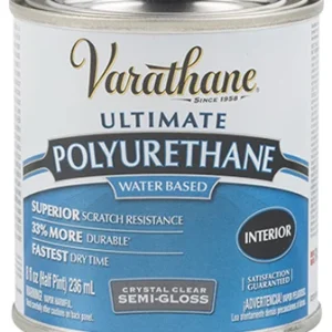 Poliuretano de uretano modificado acrílico base de agua transparente semibrillante Varathane 1/