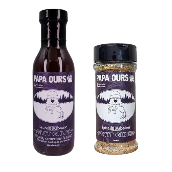 Duo Petit Gibier Papa Ours – Épices & Sauce
