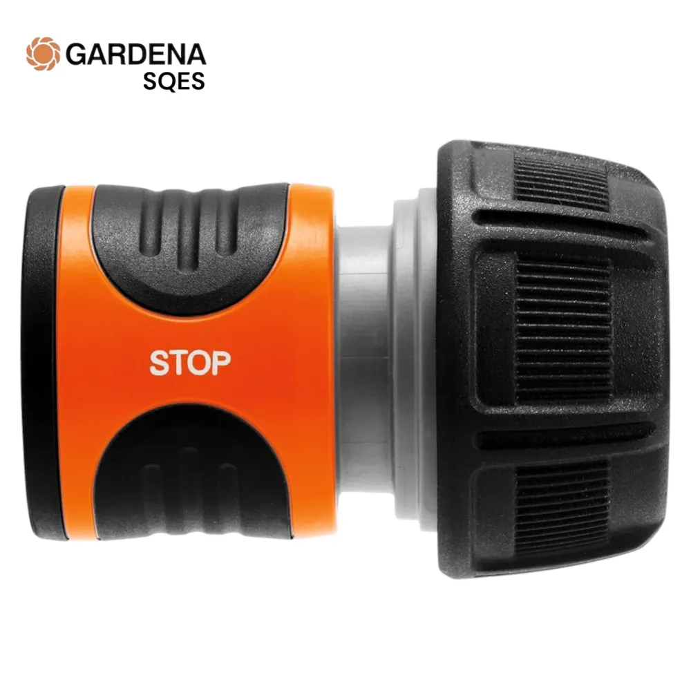 Raccords de Tuyau AquaStop 19 mm (3/4") GARDENA para Leñ de Horno y Chimenea