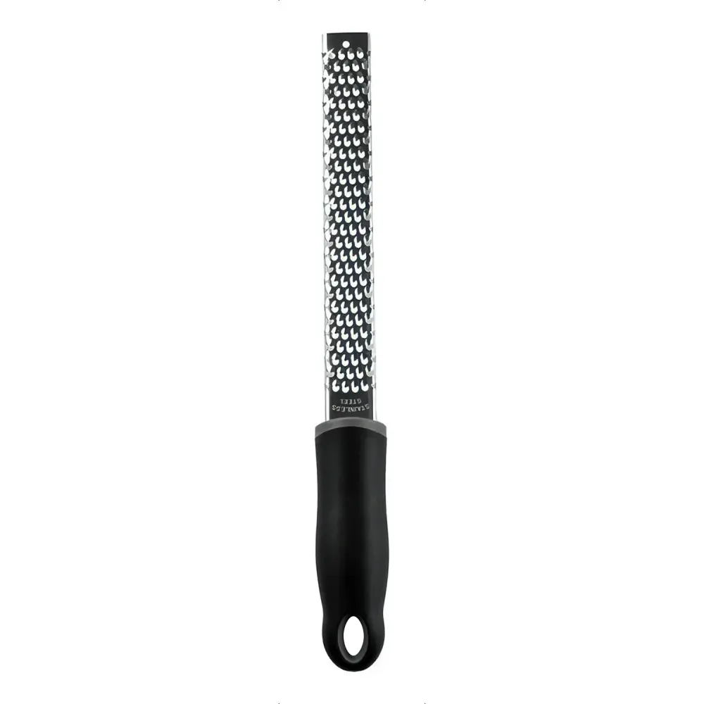 Rallador Microplane Grano Elegante 32 cm Mango Plastico Negro
