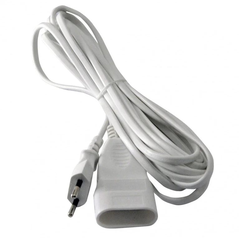 Rallonge électrique intérieure 3 m – 2x0,75 mm² – I-WATTS, norme NF