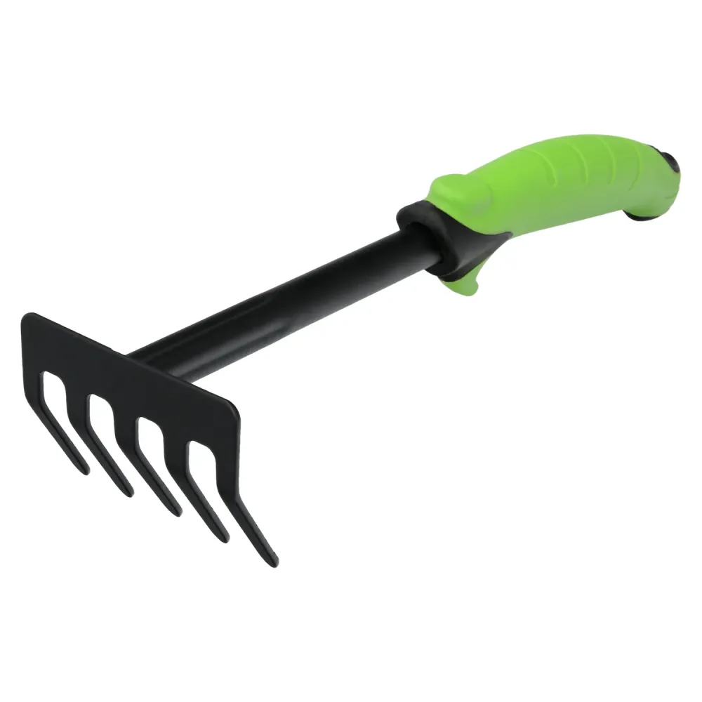 Cultivador de Mano de 3 Dientes Rastrillo Jardin 1 Mano Mango TPR