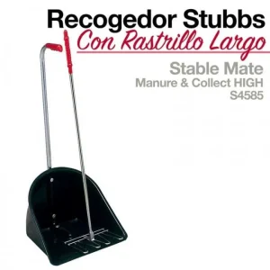 RECOGEDOR CON RASTRILLO AMPLIO STUBB S4585 con Funda Protectora Incluida