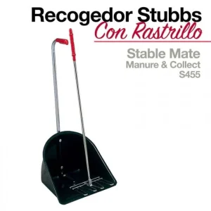RECOGEDOR CON RASTRILLO STUBBS S455 de Mango de Fresno