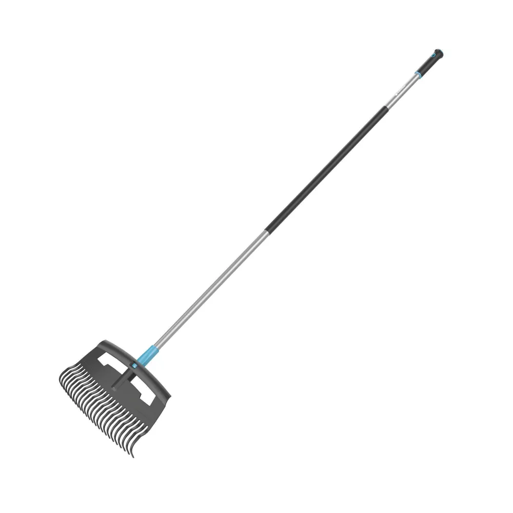 Transplantador de Acero Forjado Rastrillo menudo para hojas 43cm energo.