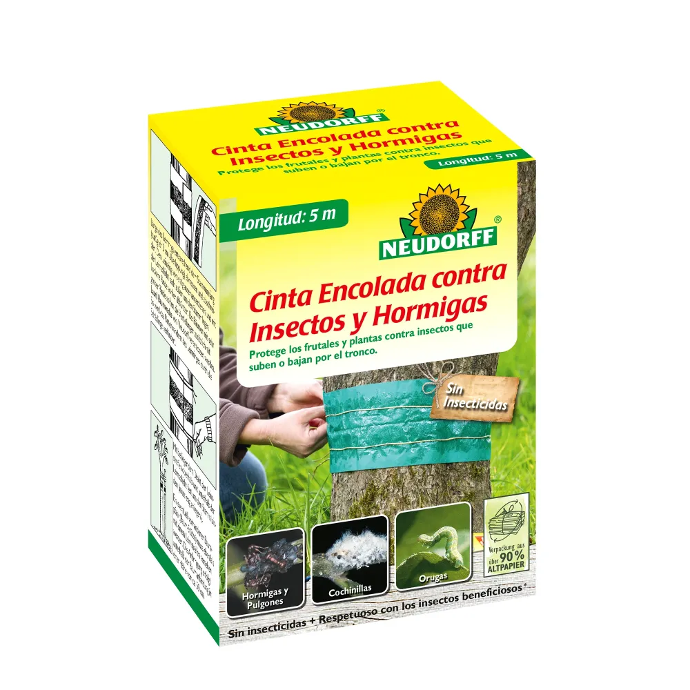 Cinta Encolada Contra Insectos 5 m Neudorff | Resistente al Agua |