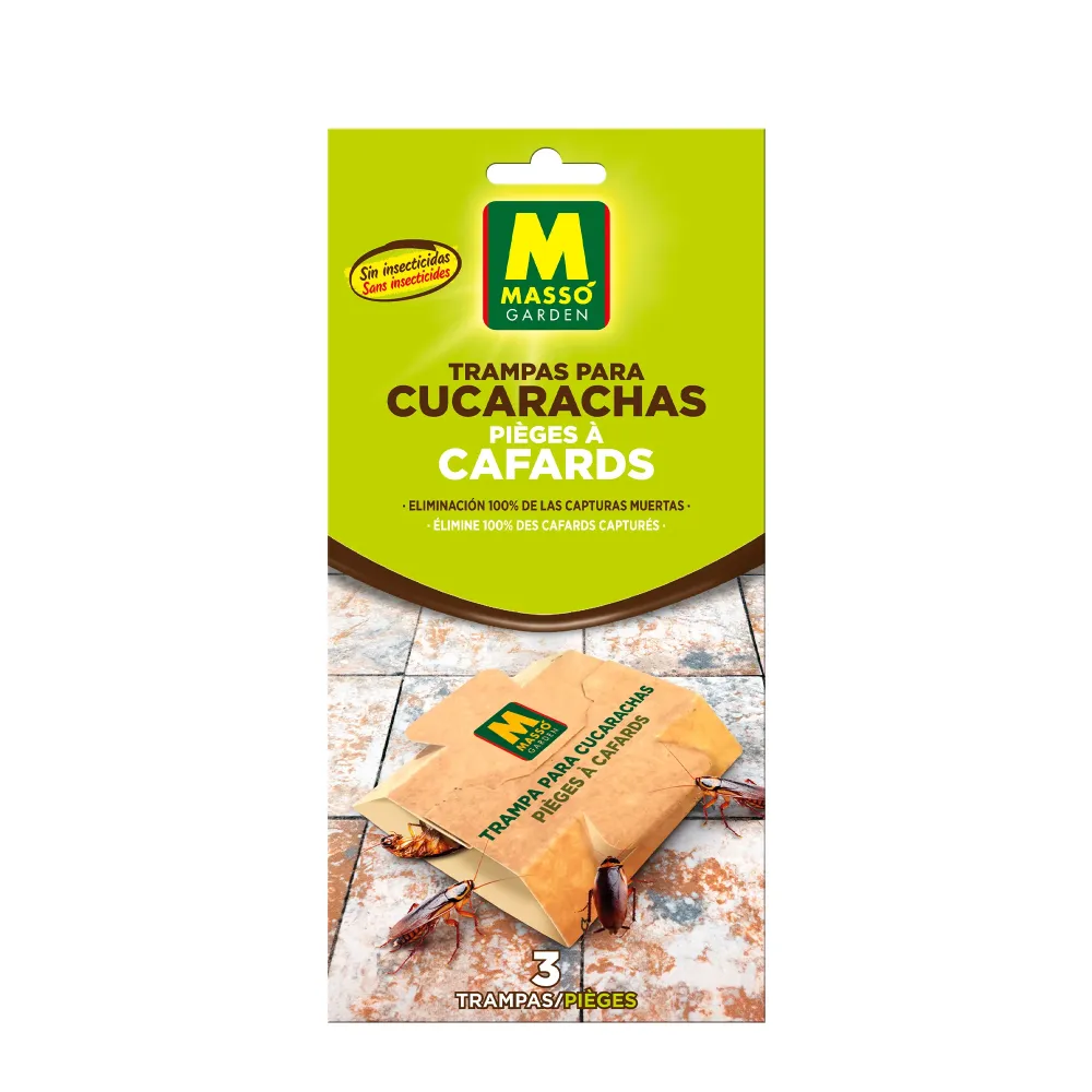 Trampas para Cucarachas Ecológicas Massó con 6 Meses de Duracion