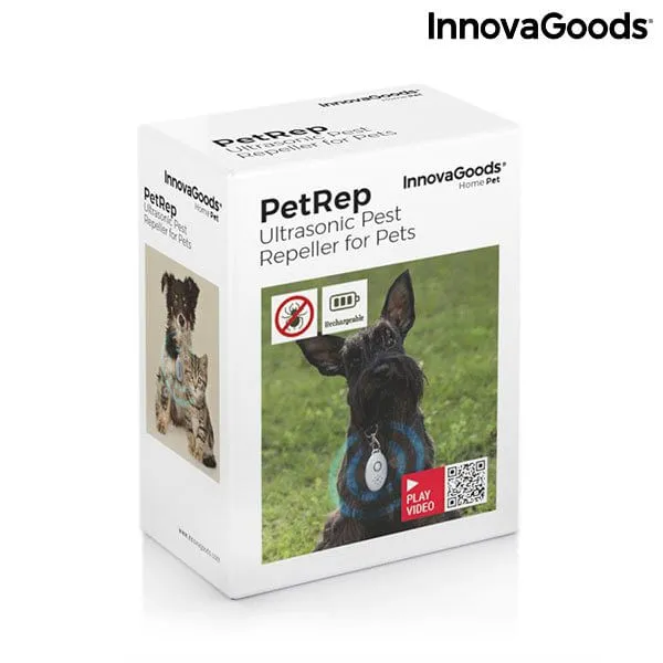 Antiparásitos por Ultrasonidos Recargable para Mascotas PetRep InnovaGoods en Botella de 500ml