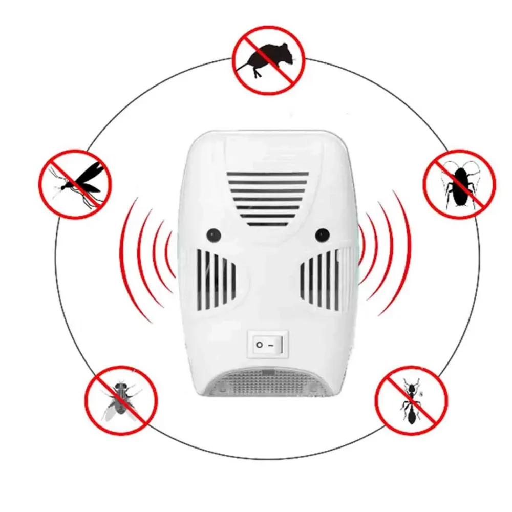 Repelente Ratones Ultrasonido Ahuyenta Ratas Plagas Insectos | Protección Duradera