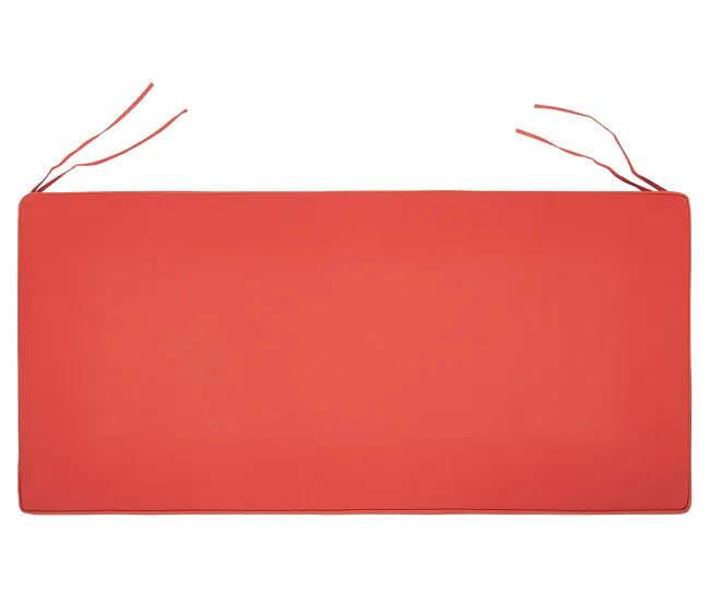 Cojín para banco de jardín de poliéster rojo 112 x 54 cm VIVARA para Mujeres