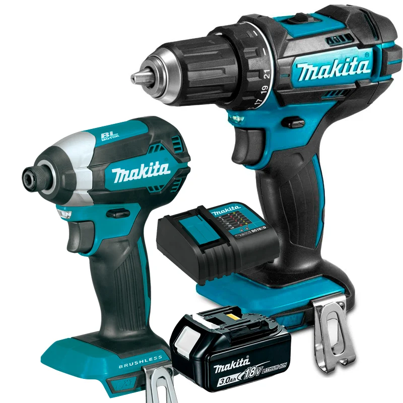 Rodillera de Jardín Acolchada Combo Makita 18v Rotomartillo + Atornillador DHP482+XDT13Z