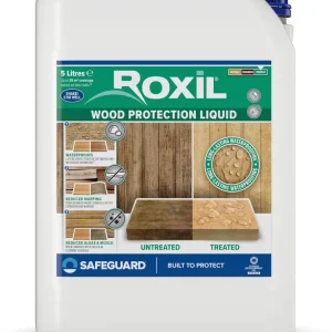 Roxil tratamiento de fondo para madera - 5 litros - 10 ños de protección con Refuerzo en Punta