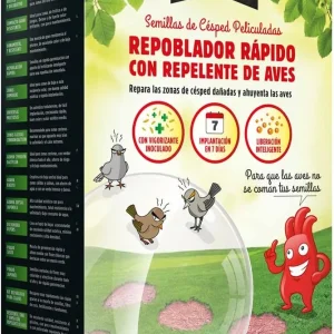 Plántula de Semillas de Césped - Césped Repoblación rápida con Repelente de Aves 1kg - Batlle