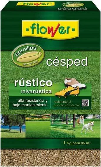 SEMILLAS CESPED RUSTICO 10788 1KG - PACK 10 UNIDADES con Alto Rendimiento