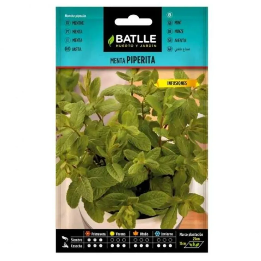 Semillas de Menta Piperita Batlle | No Transgénicas |