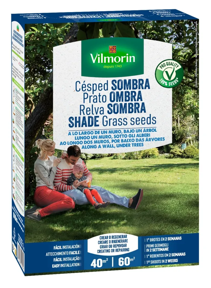 Set de Hierbas Semillas de césped Vilmorin en sombra