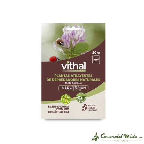 Premium Certificado Insectarium Plantas Atrayentes de Depredadores Naturales 20 gr