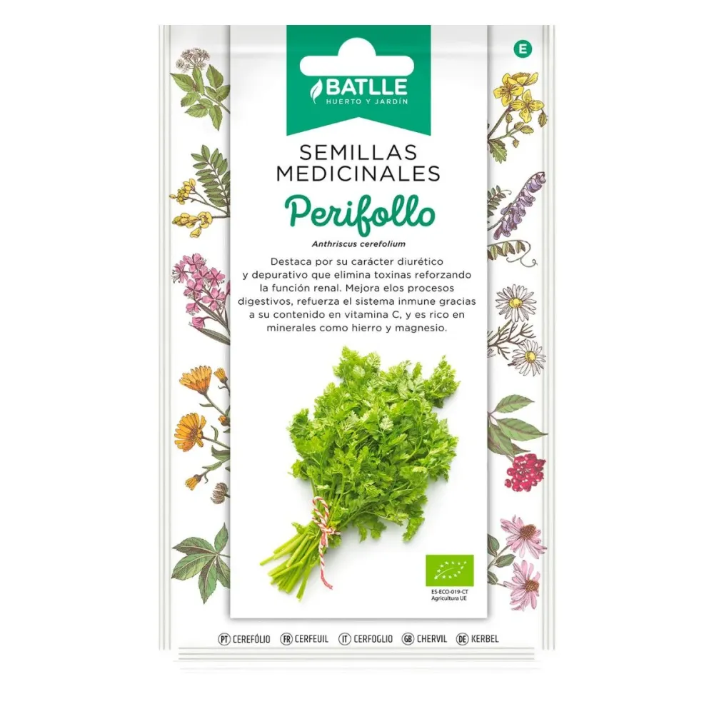 Semillas de Perifollo ecológicas Batlle | No Transgénicas |