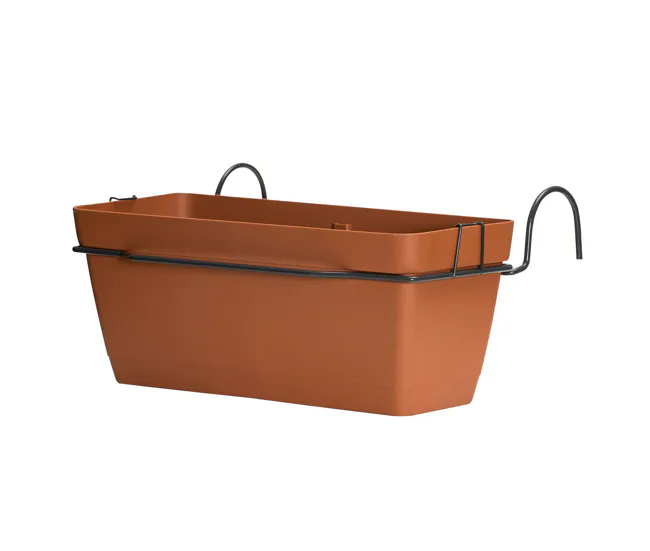 Cultivador de Mano de 3 Dientes Jardinera 40 cm con soporte perimetral metálico