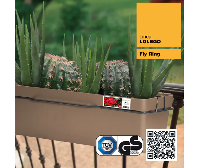 Cultivador de Mano de 3 Dientes Jardinera 40 cm con soporte perimetral metálico