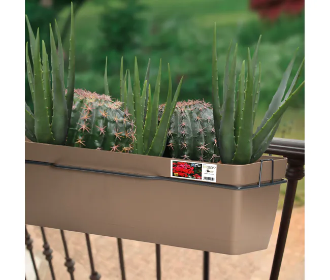 Cultivador de Mano de 3 Dientes Jardinera 40 cm con soporte perimetral metálico