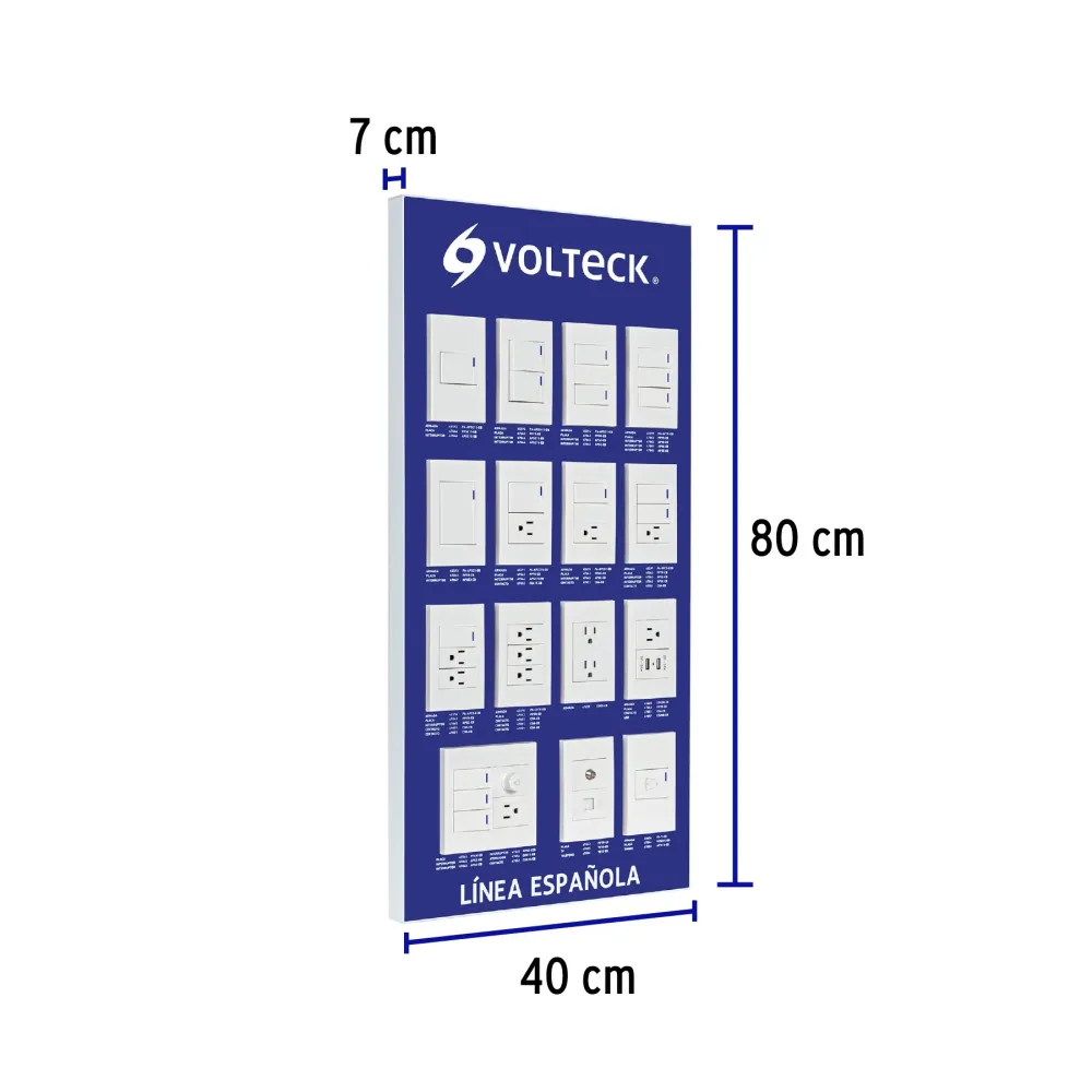 Exhibidor de Línea Española, Volteck con Mango Telescópico Extensible
