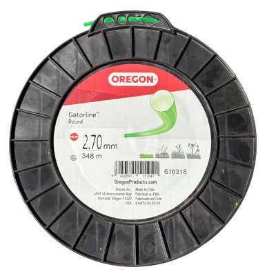 NAILON GATORLINE REDONDO VERDE 2,7 mm. X 348 mts. con Mango Extensible