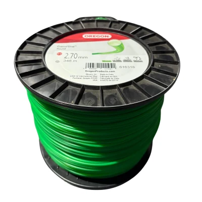 NAILON GATORLINE REDONDO VERDE 2,7 mm. X 348 mts. con Mango Extensible