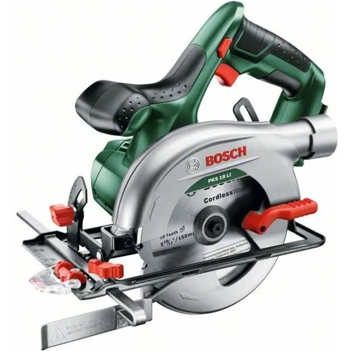 Sierra circular inalámbrica Bosch - pks 18 li (entregada sin baterí ni car para Ramas de Hasta 15 cm