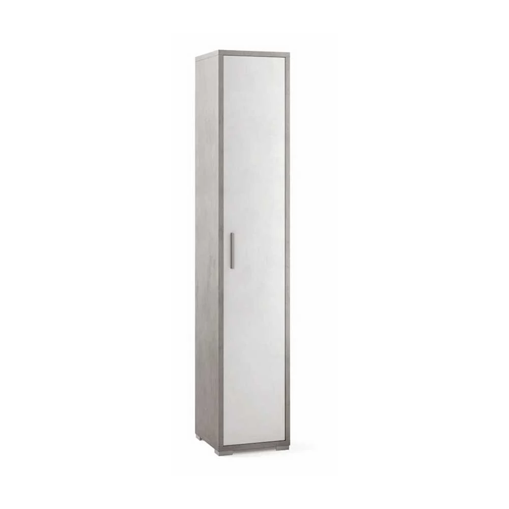 Sierra para Ramas Altas Columna librerí con una puerta con 4 estantes, de los cuales 2 son ajustables, acabado estructura...